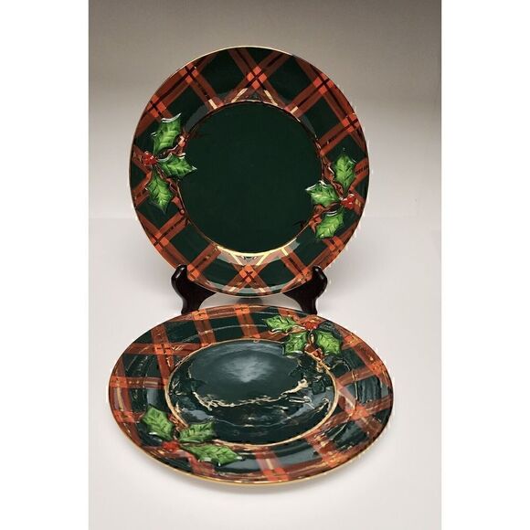 Vintage Flowers Inc Balloons Christmas Theme Hot Chocolate Or Coffee Mugs/Plates - Picture 11 of 12